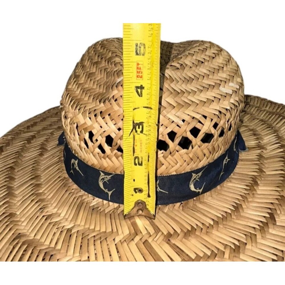Shade Shack Large Wide Brim Beach Hat Adjustable Strap Outdoor Summer Mens - Picture 13 of 14
